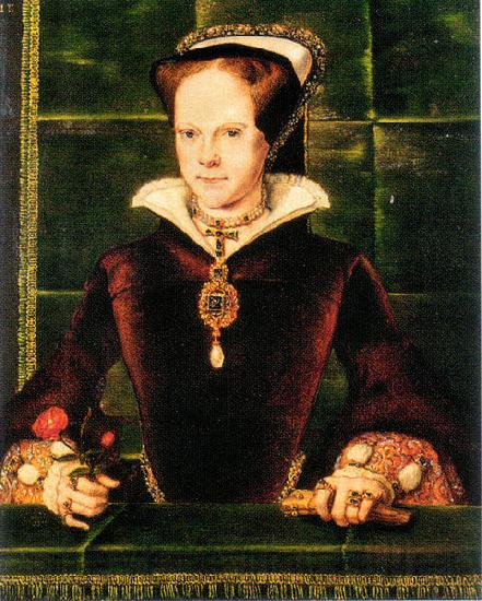 Hans Eworth Mary I of England Norge oil painting art
